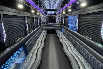 Lubbock Party Bus Interior