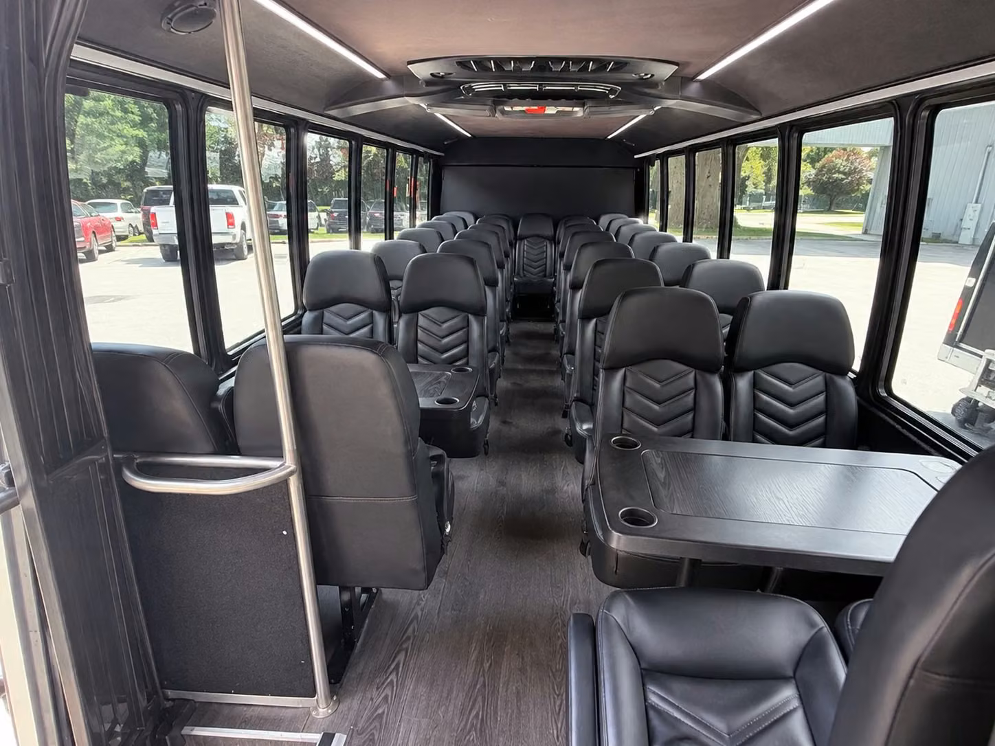 18 passenger minibus interior