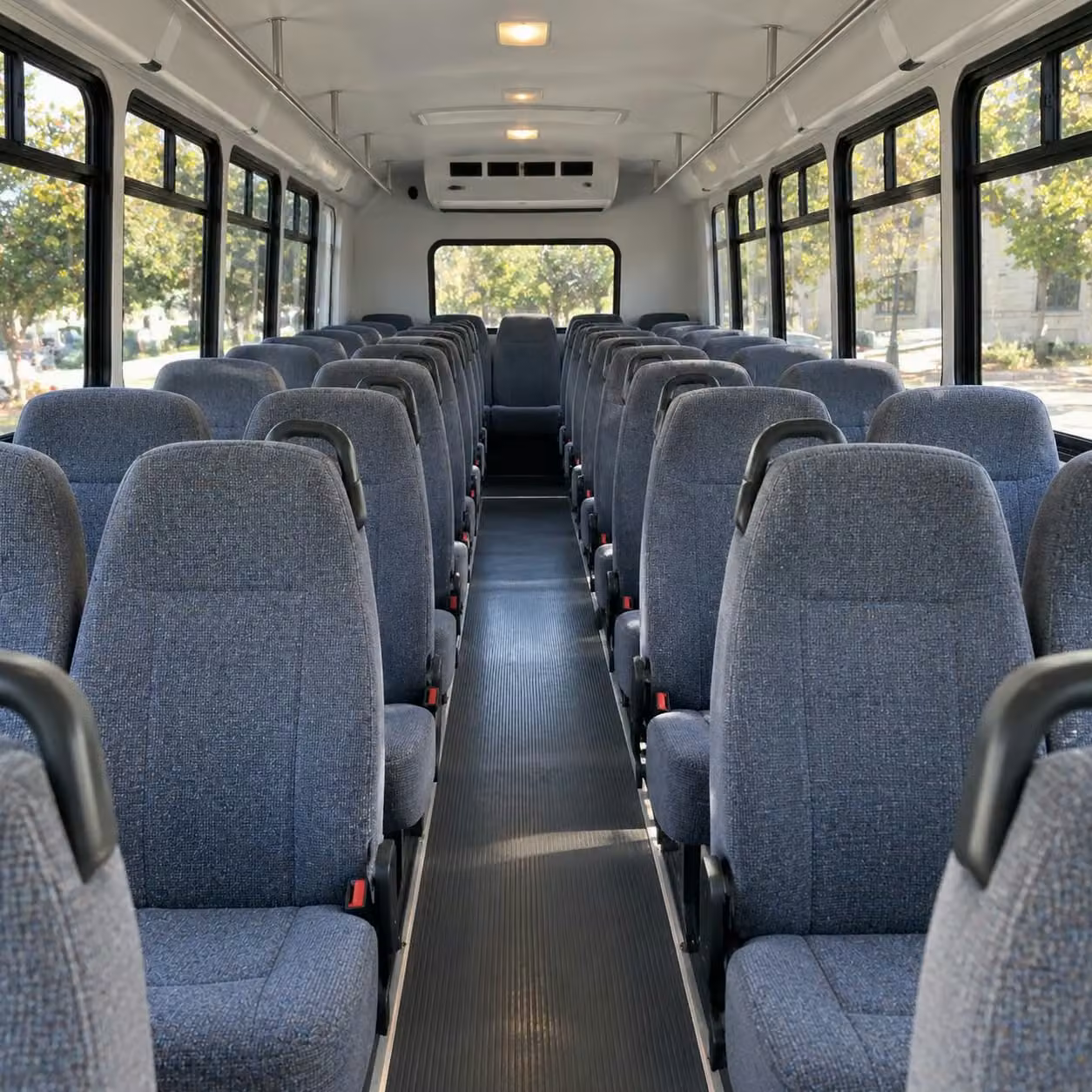 25 passenger minibus inside
