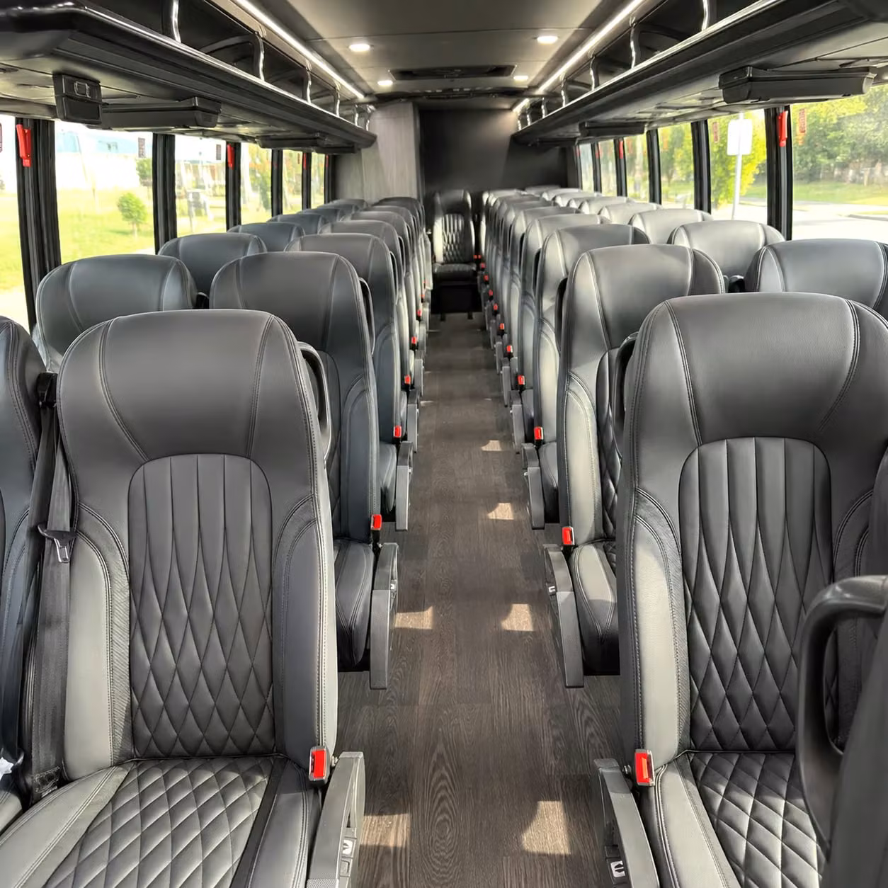 30 passenger minibus interior