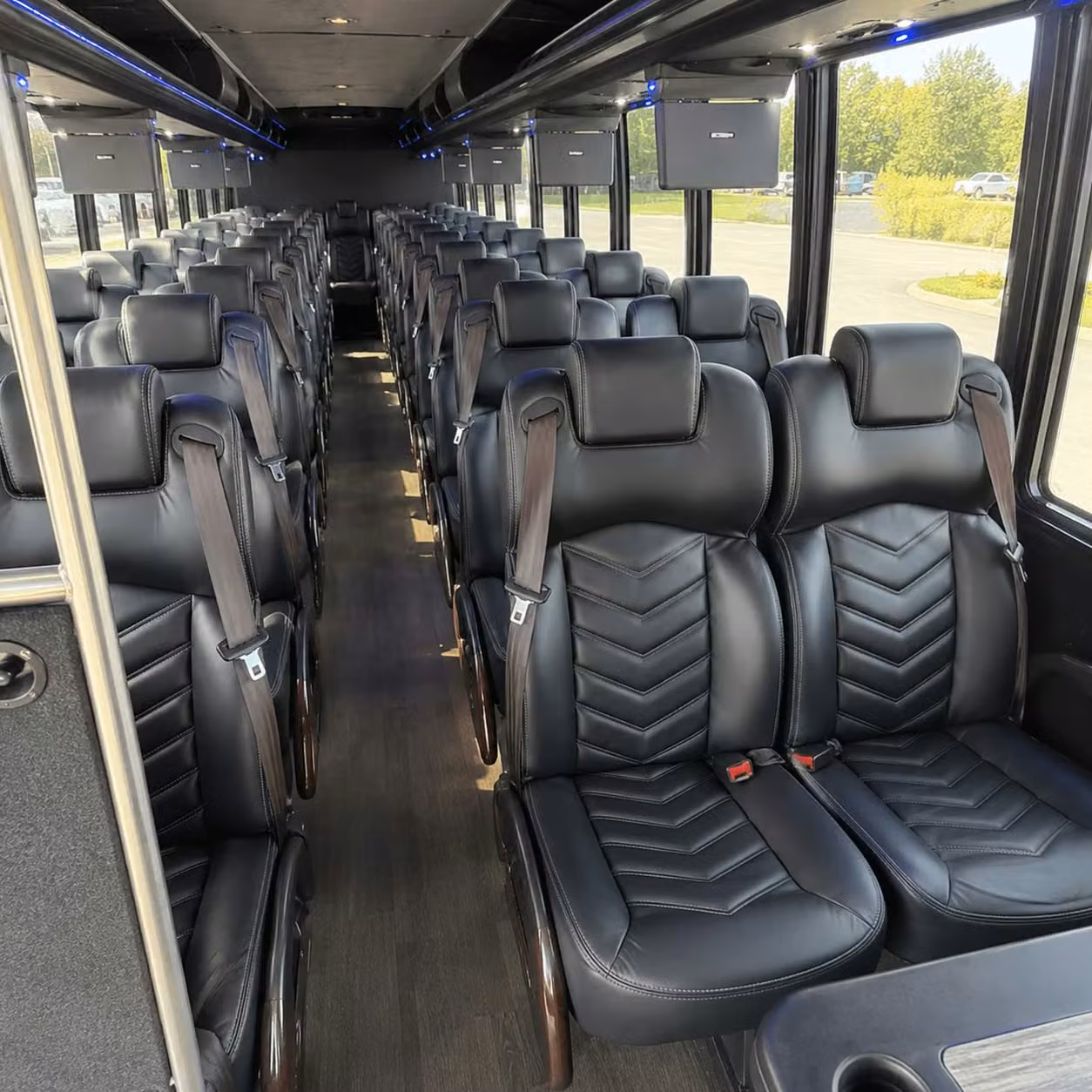 35 passenger minibus inside