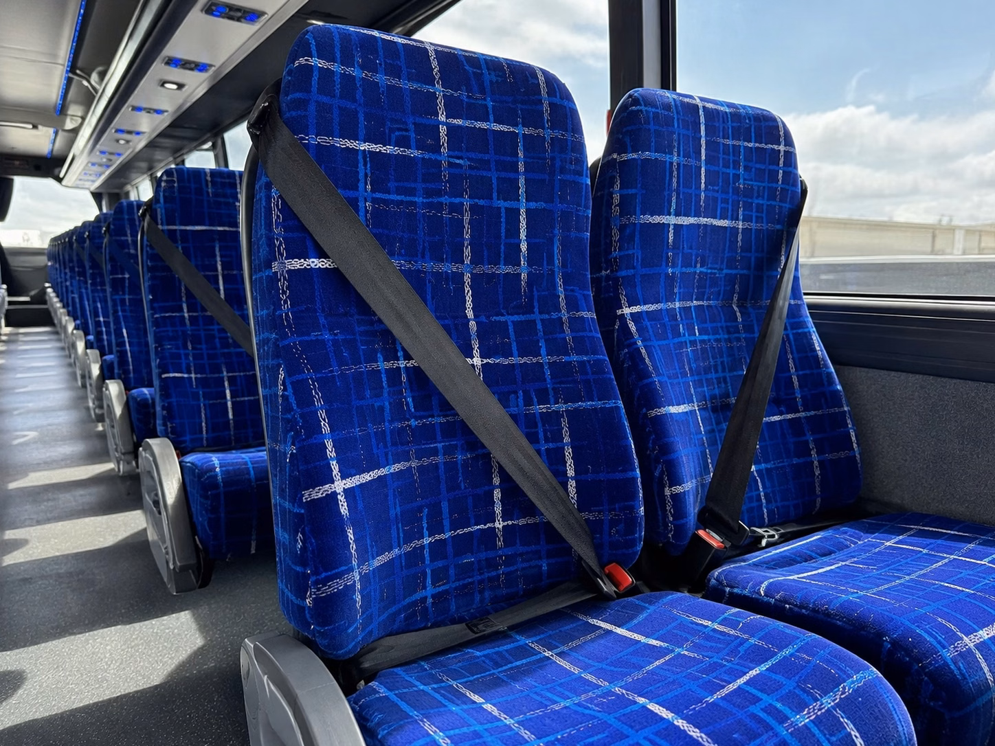 lubbock charter bus interior