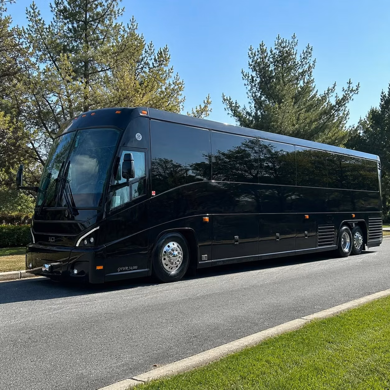 lubbock charter bus rental exterior