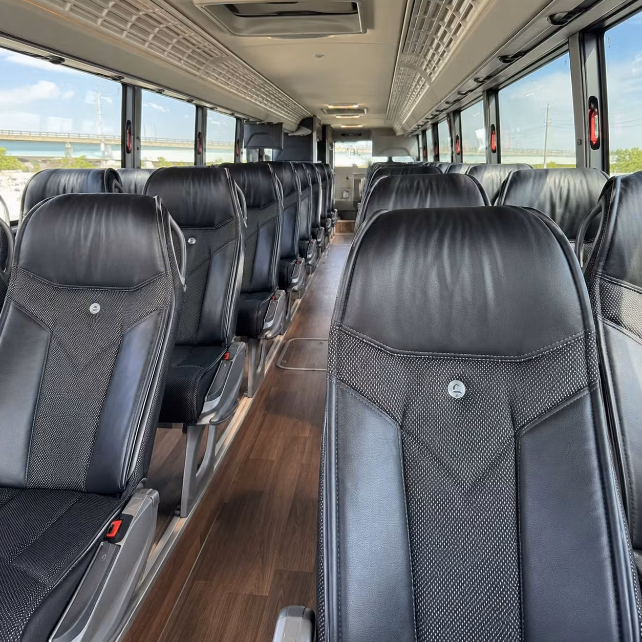 lubbock charter bus rental interior